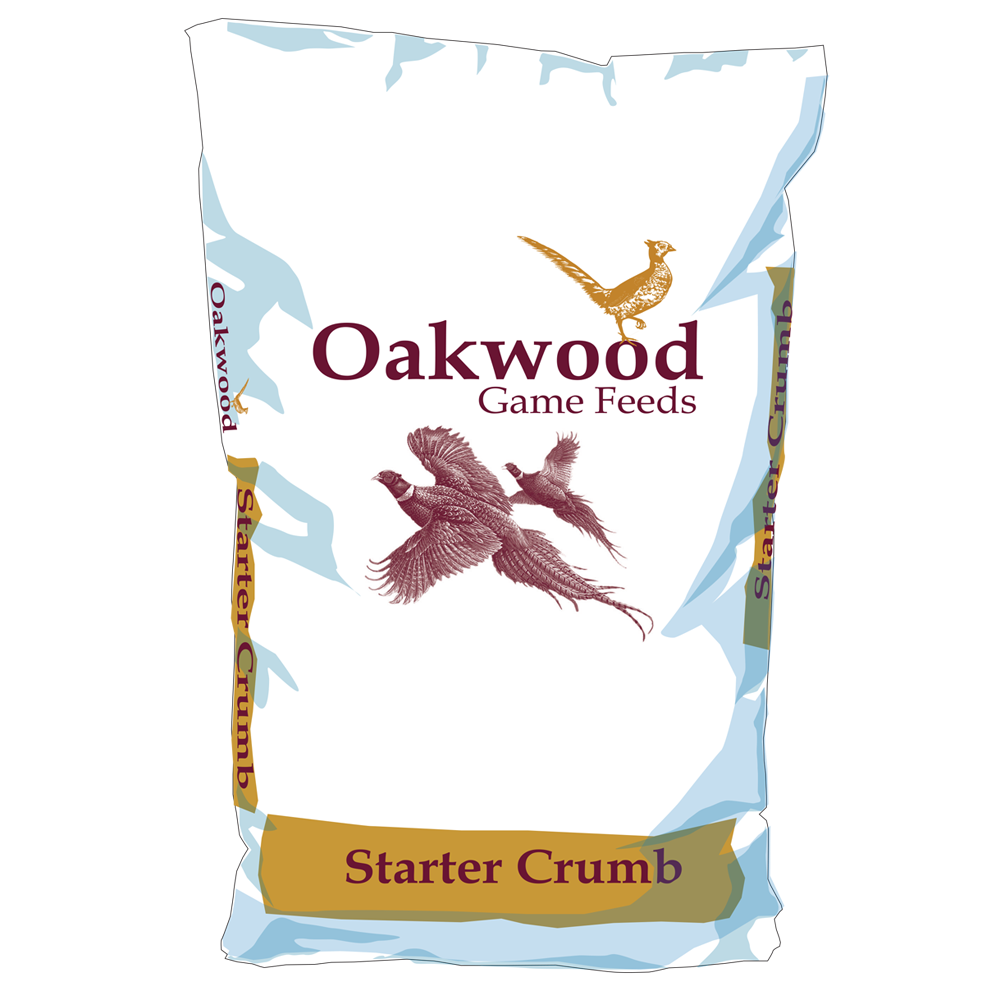 Oakwood Feeds Quail Starter Crumbs + 25Kg Bag
