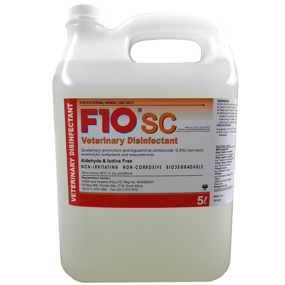 F10 SC Veterinary Disinfectant Super Concentrate